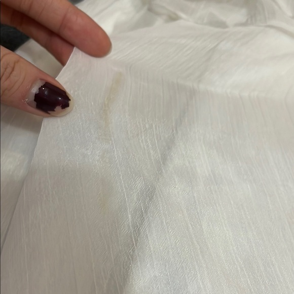 White Kids Dress with Floral Embroidery - Picture 3 of 7